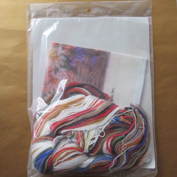 Poppies and Daisies Basket Picture Something Special Needlepoint Kit #30461 - Picture 4 of 8